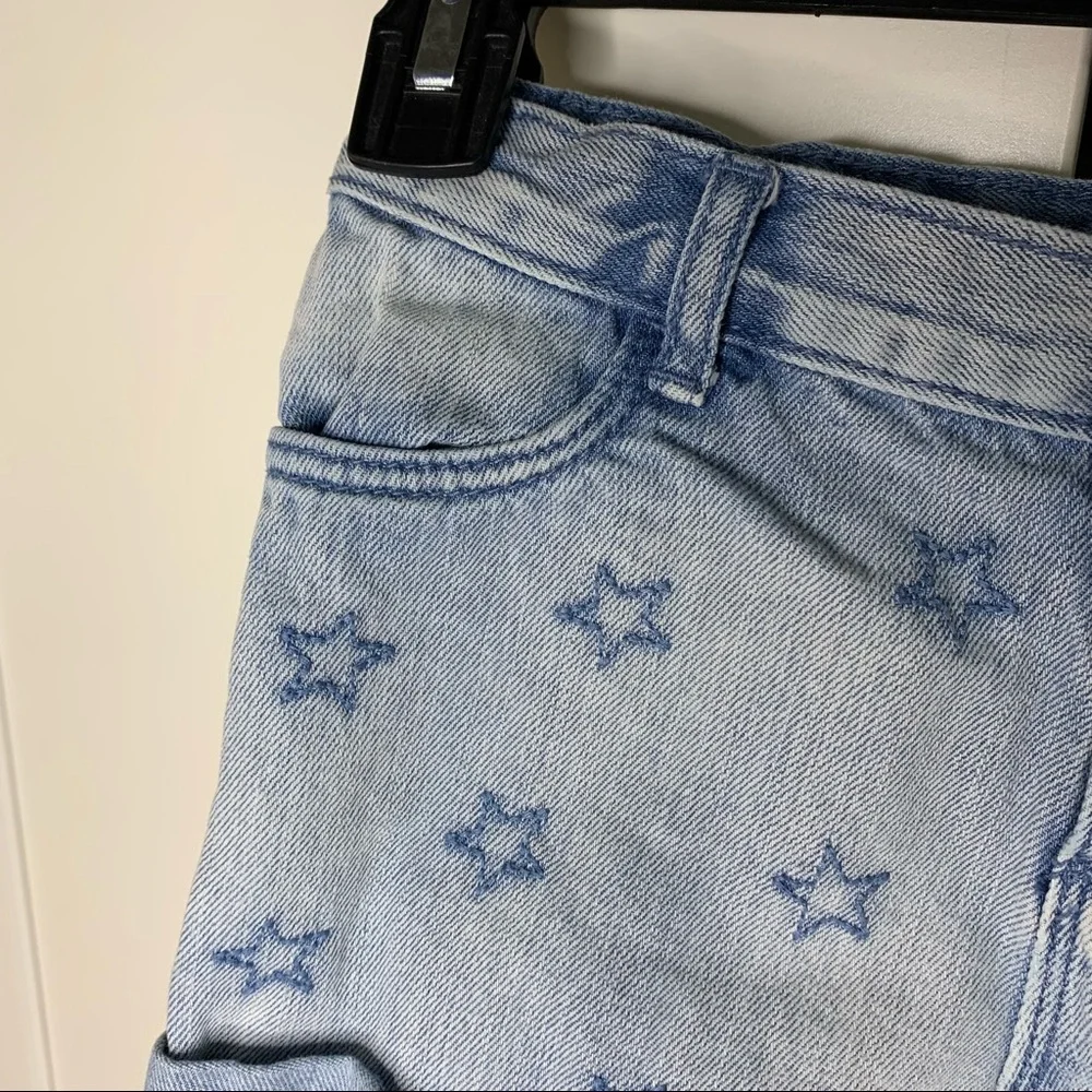 Osh Kosh Stitched Star Cuffed Denim Shorts